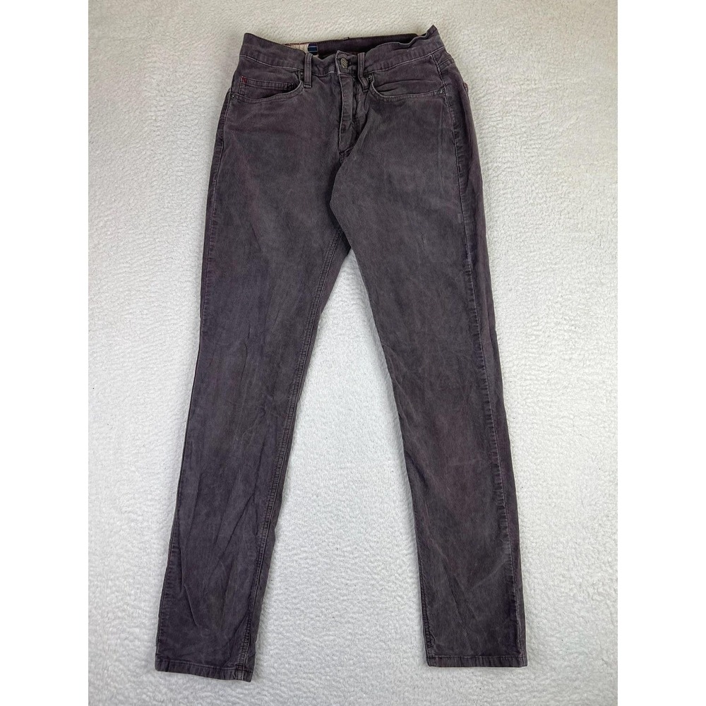Marine Layer Mens 30x32 Gray Cambridge Cord Slim Fit Corduroy Chino Pants 13504